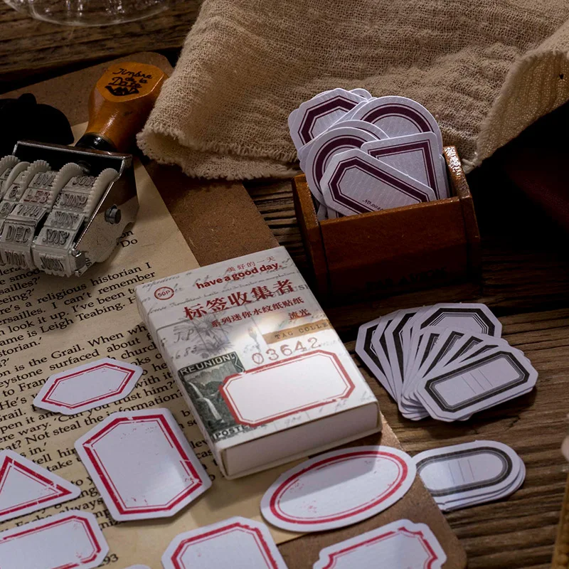 

53Pcs Diary Sticker Scrapbooking tag collector Planner Japanese Junk Journal Kawaii Decorative Stationery