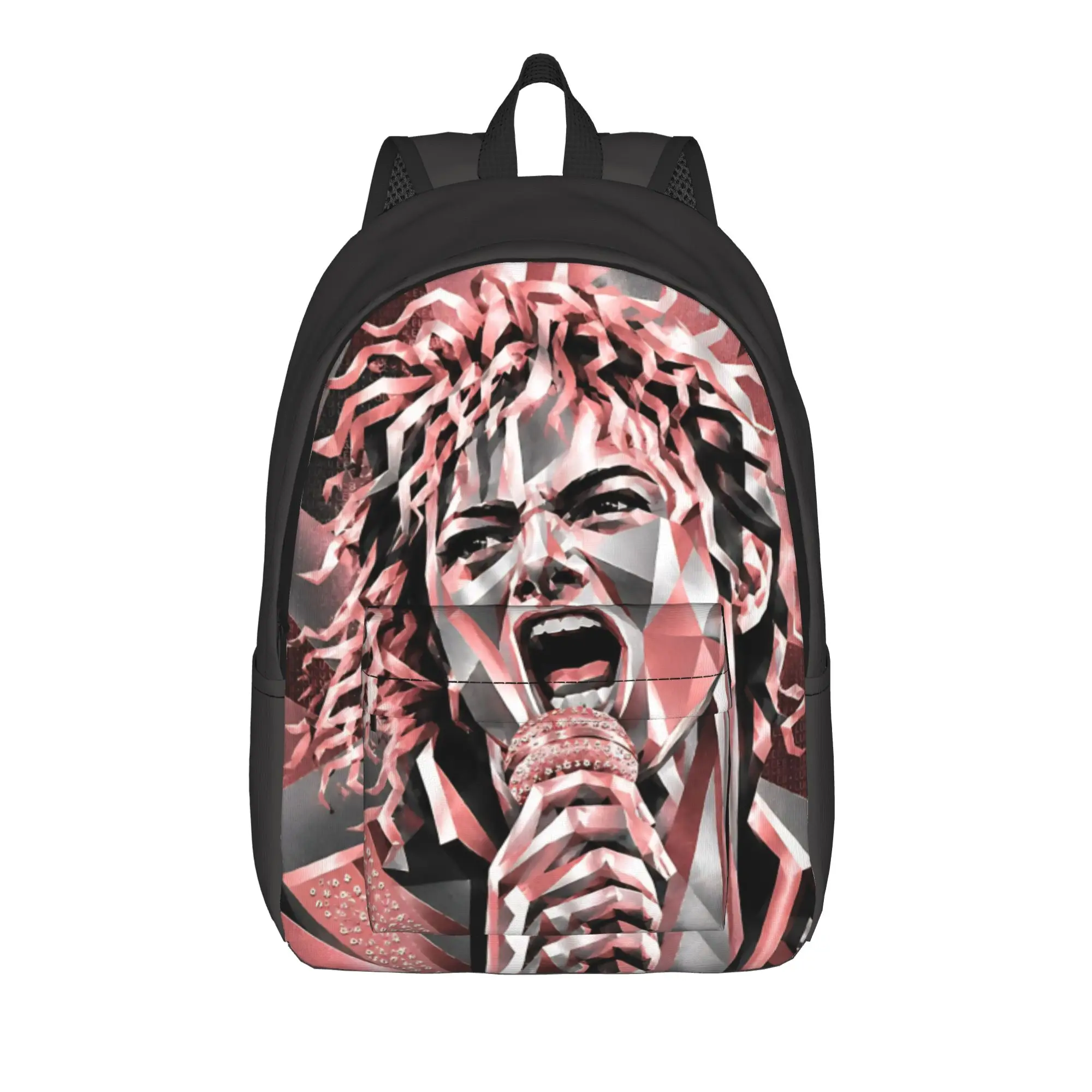 Michael Jacksonn Laptop Bag Back to school season retro musician  Retro Washable Backpack