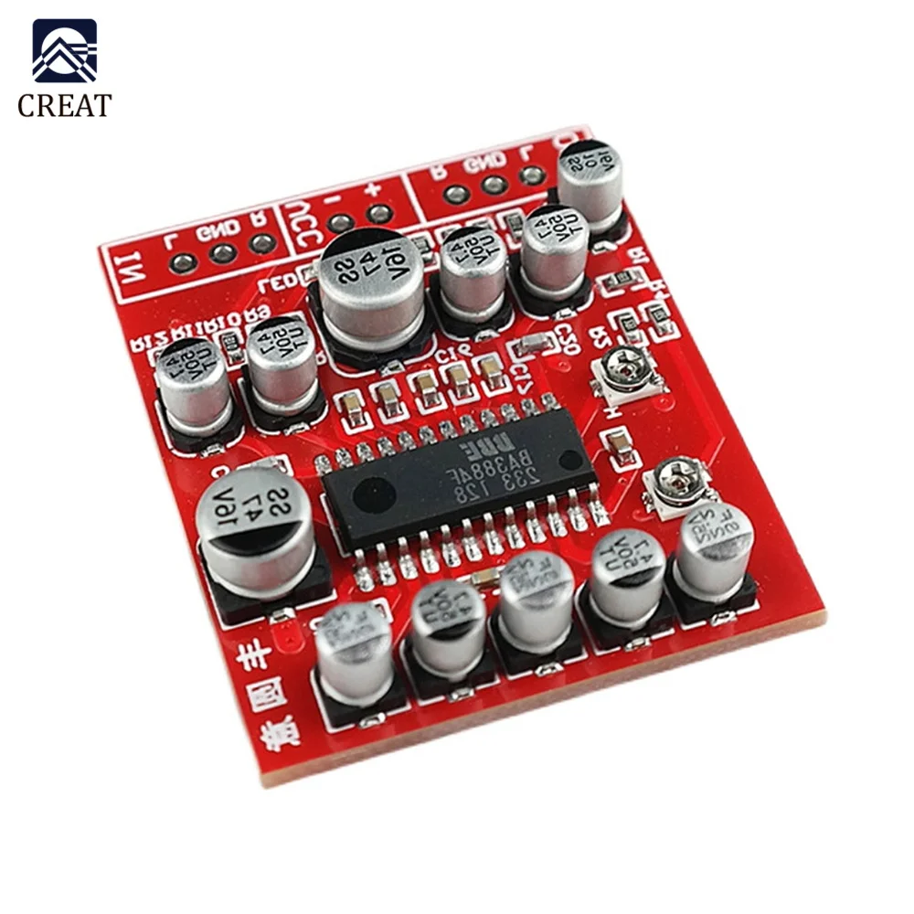 1PC BA3884F Tone Board Preamplifier BBE Sound Effect Exciter DIY Module to Enhance Clarity Treble and Bass