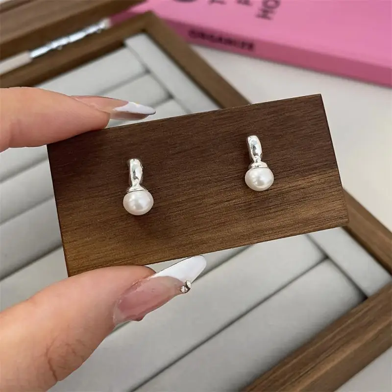 2/4/6SETS Feminine 925 Silver Earrings Designer Inspiration 925 Silver Simple Earrings Fashion Accessories Popular Everlasting