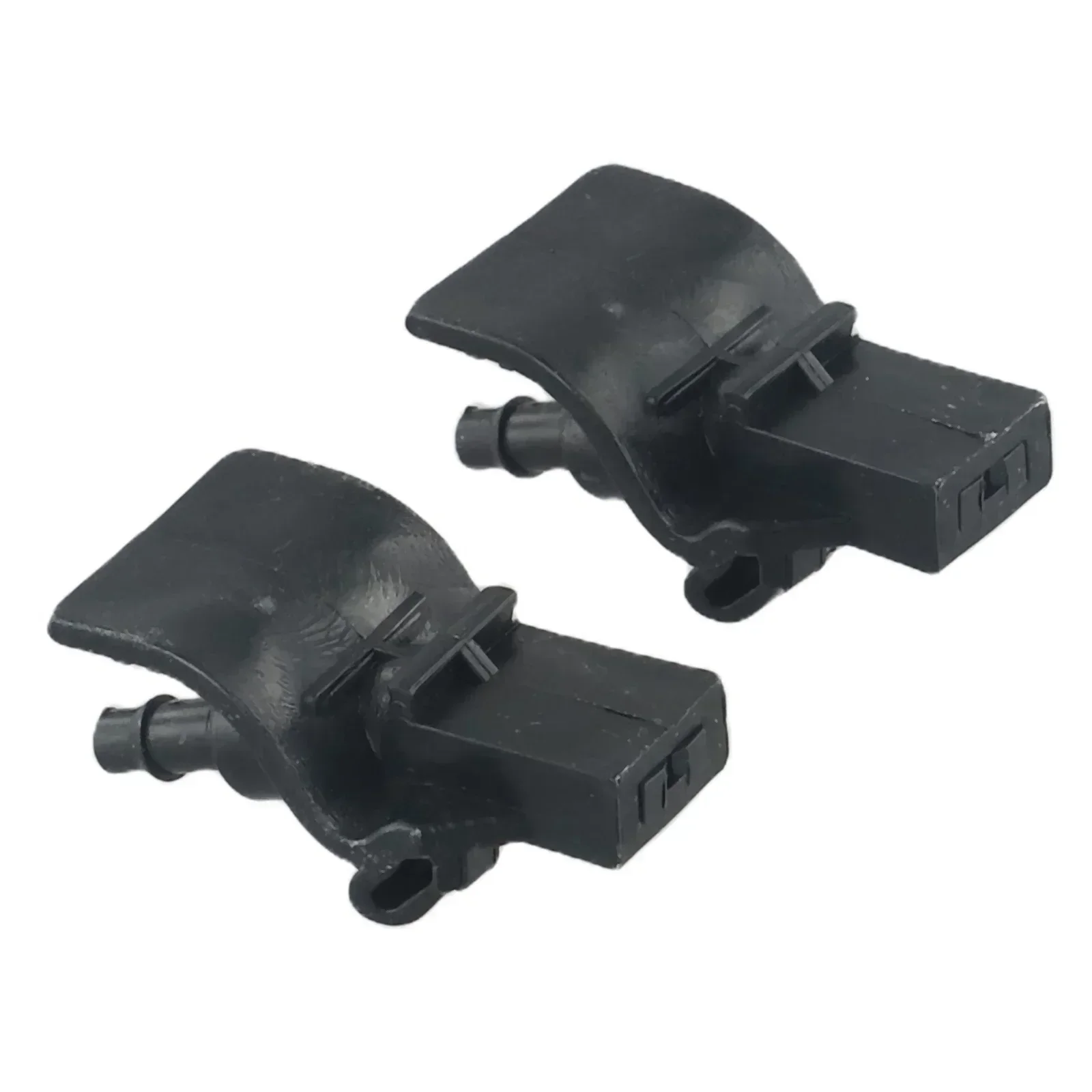 

2Pcs Front Windshield Wiper Washer Nozzle Jet Sprayer Hood Water Clean Jets For Ford For Mustang 15-17 FR3Z17603AA
