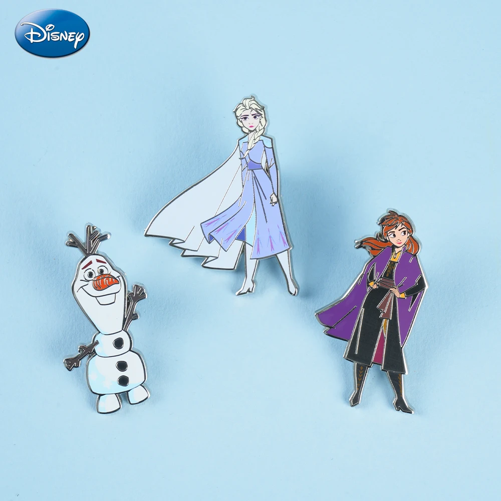 

1/3PCS Disney Pins Frozen Princess Elsa Anna Olaf Pins Cute Anime Enamel Brooch Clothes Bags Decoration Valentine's Day Gifts