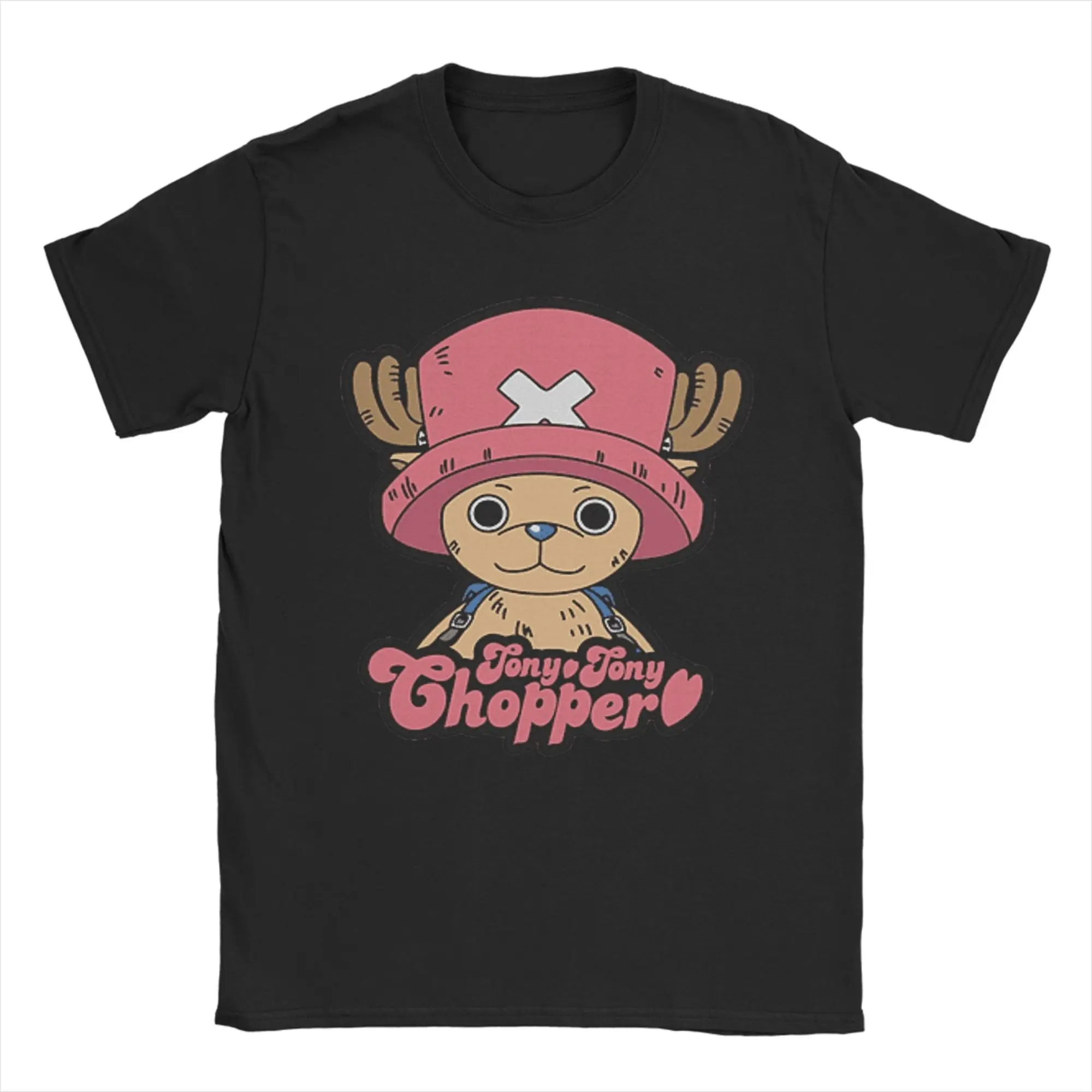 Camisetas One Piece Doctor Tony Tony Chopper para homens e mulheres, camiseta 100% algodão, camisetas de manga curta, roupas plus size