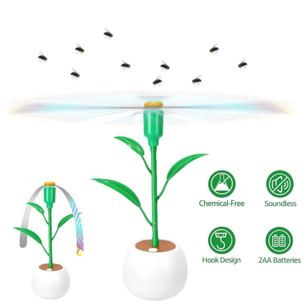 

1-2PCS Fly Fans for Tables Fly Repellent Fan Table Top Fly Fan Portable Outdoor Picnic Fan for Picnic Restaurant Party Home BBQ