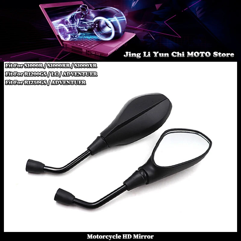 

M10 Screw Motorcycle Side Rear View Mirror Fit For BMW S1000R S1000RR S1000XR R1200GS R1200R R1250GS LC ADVENTUER