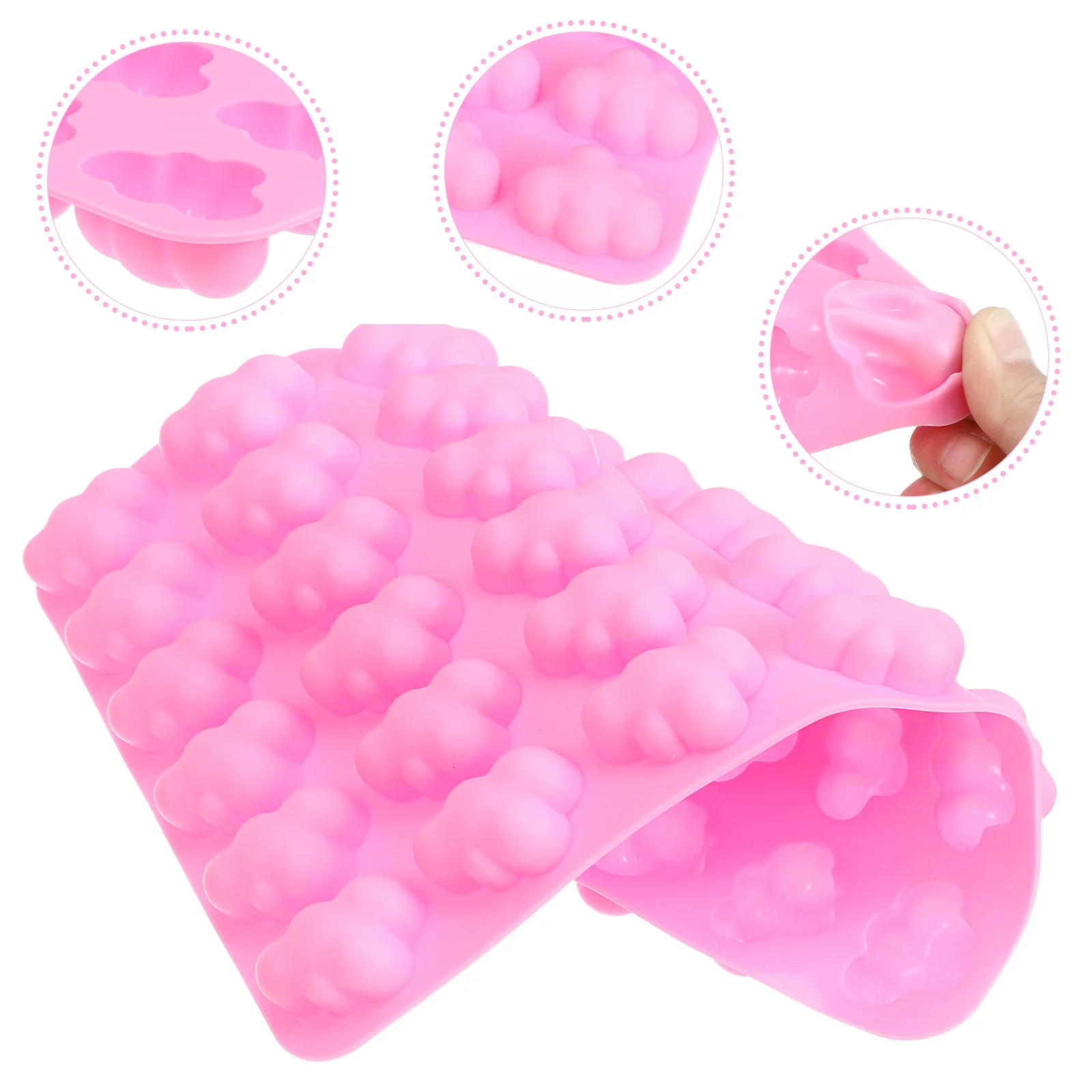 

1pcs Cloud Silicone Mold Reusable Non Stick Baking Tool For Chocolate Jelly Candy Dessert Making Kitchen Cooking Supply Multi