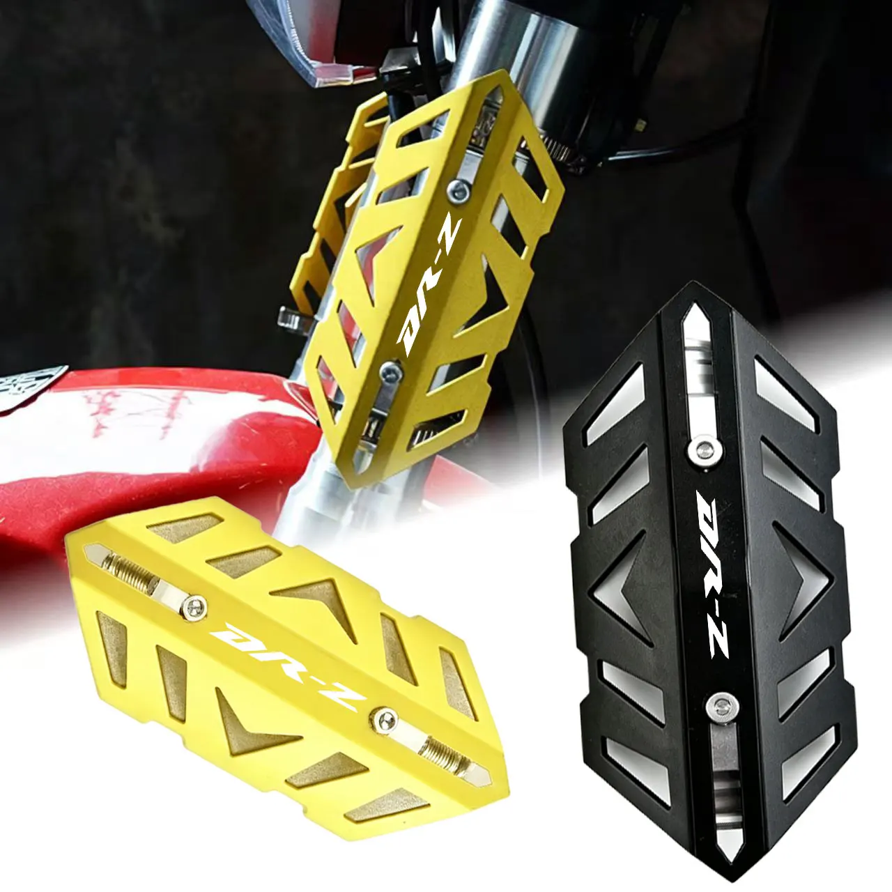 

NEW Motorcycle front fork protective cover and exhaust pipe decorative cover CNC For Suzuki DR-Z DR-Z400SM DRZ 400SM DRZ400 SM