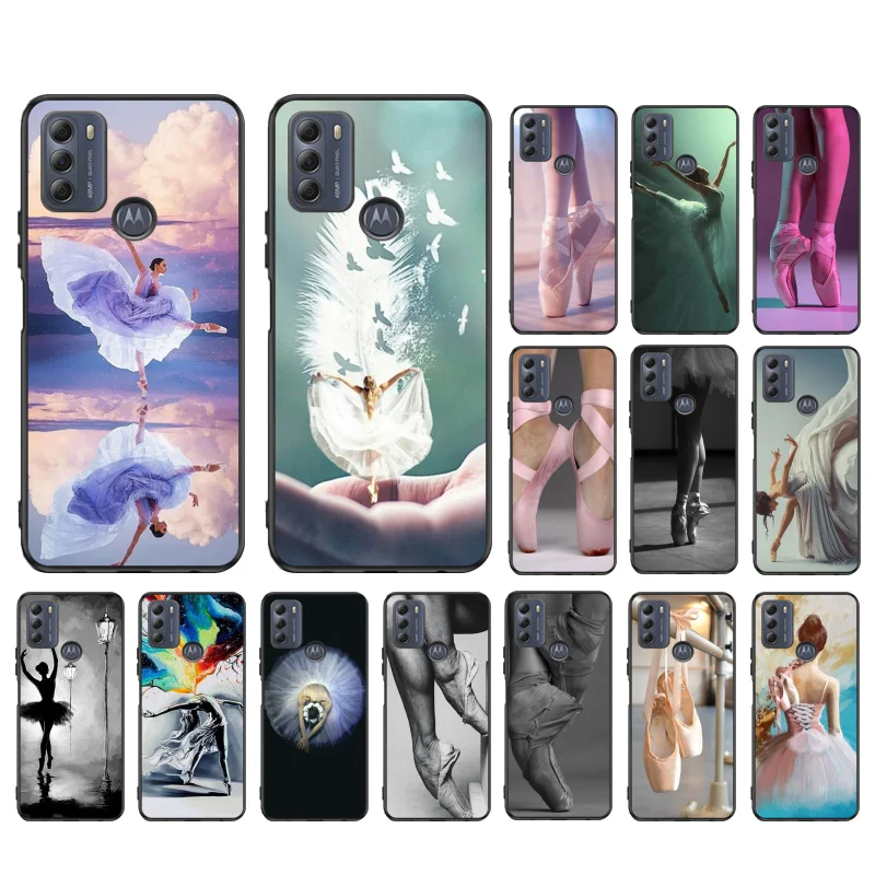 Ballerina Ballet Phone Case for Moto G84 G22 G32 G42 G52 G62 G53 G72 G60 G60S G100 G10 G20 G30 G13 G50 G 5G G Pure