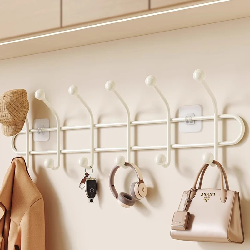 

Hanging hooks Desk organizing hat organizer multifunction organizers adhesive wall Cleaning Wall hanger Clothes hanger hook