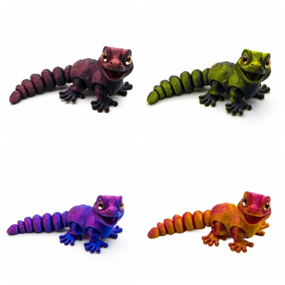 2025 Multi-joint Movable 3D Printed Animals Mini Home Accessories Relief Sensory Toy Funny Cute Kids Gift