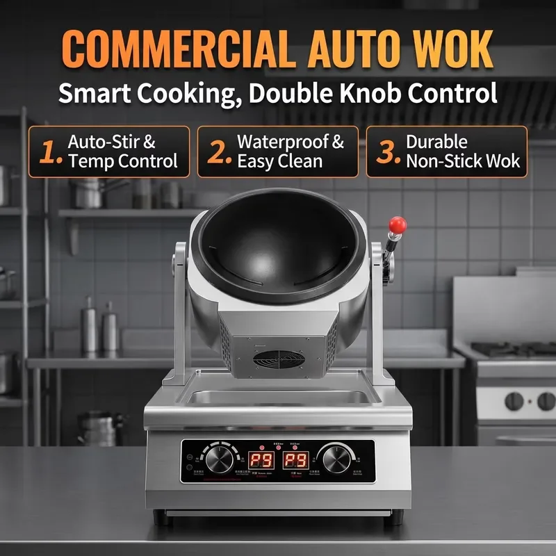 Commercial Automatic Cooking Machine Multifunctional Intelligent Electric Heating Roller with Auto Batching and Feeding