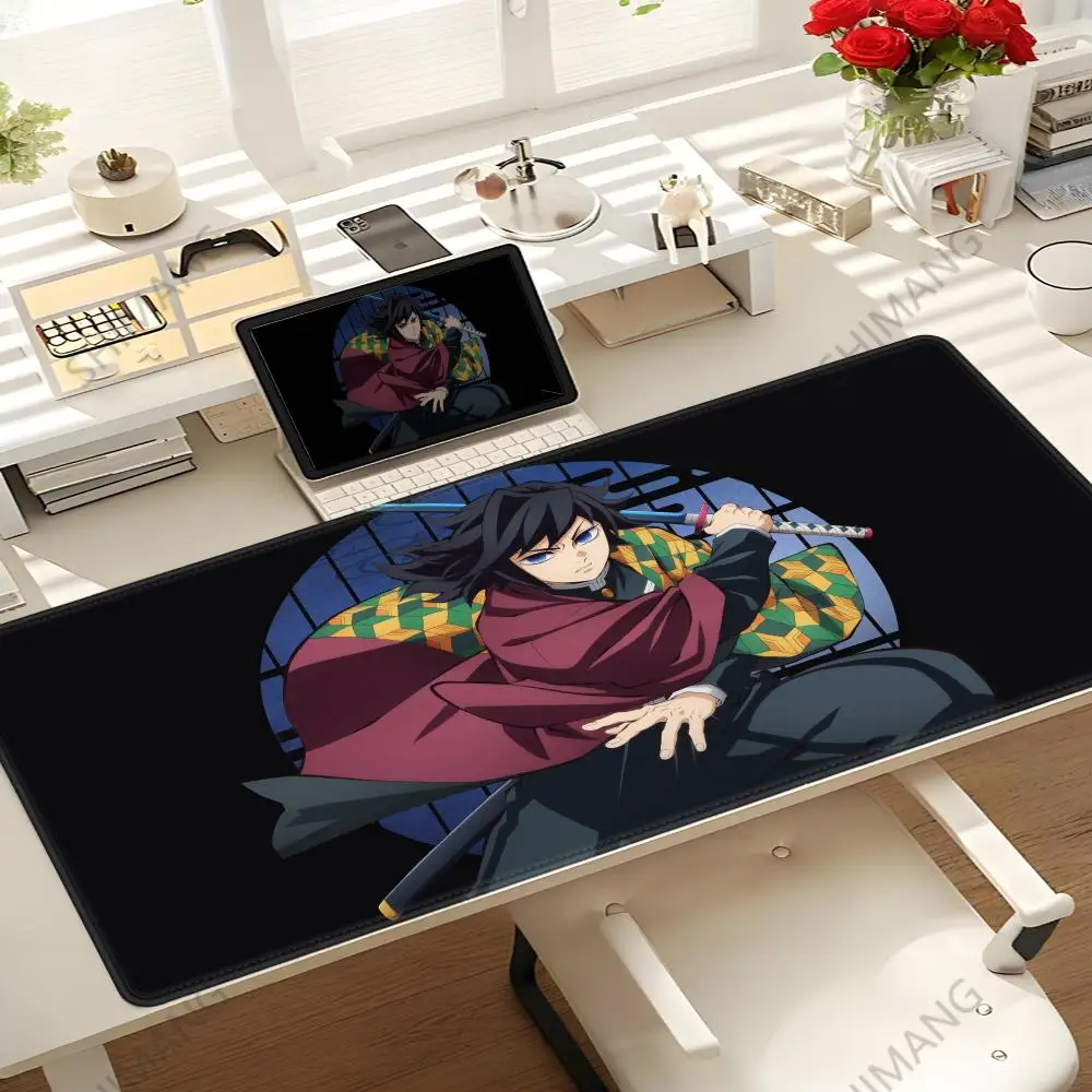 Janpanese Anime Demon Slayer Large Mouse Pad - XXL Infinity Castle  Design, Thick Non-Slip Gaming Mat for Keyboard & PC