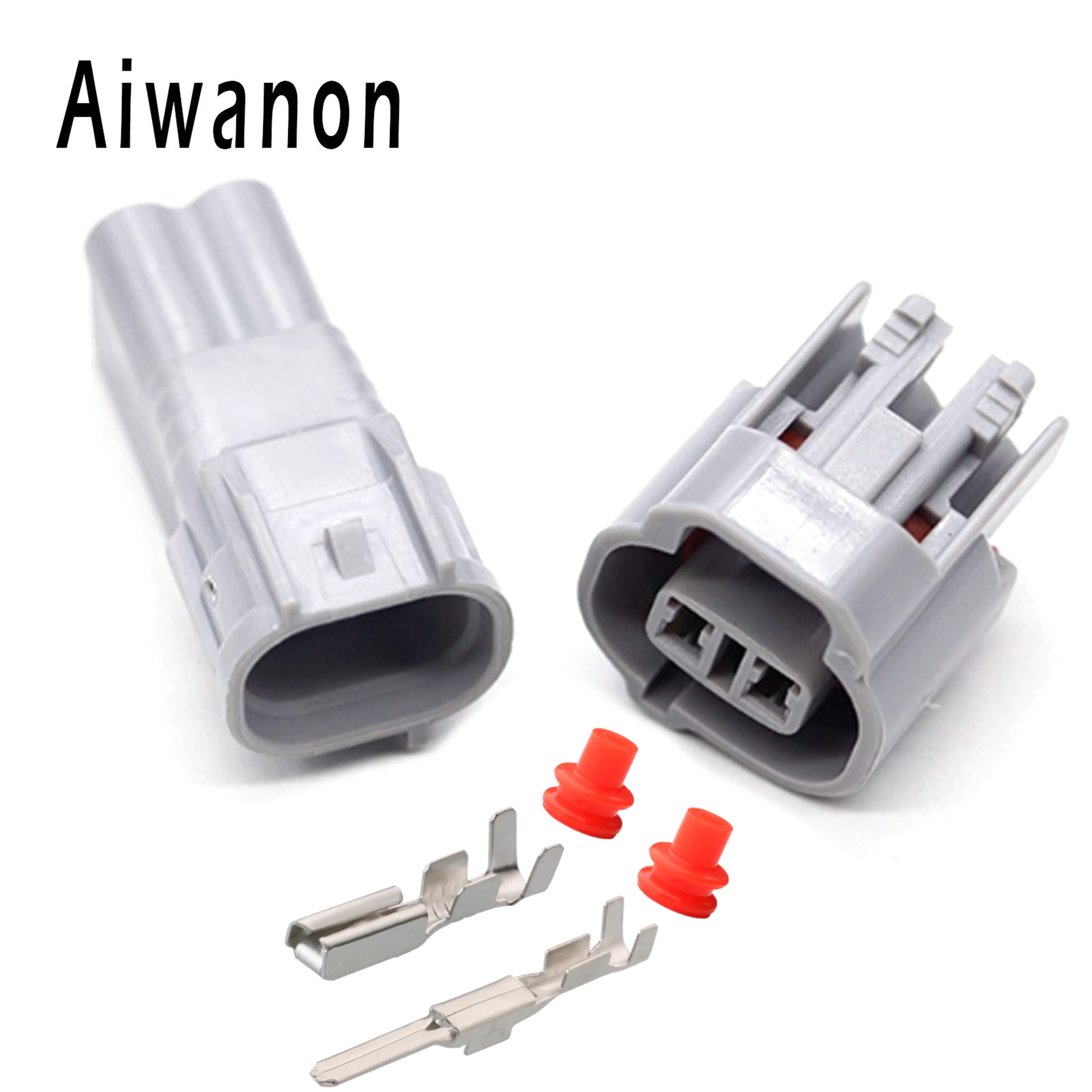 

1 Set 2 Pin 6189-0031 Car Fog Light Lamp Socket Radar Electrical Connectors Female Male Wire Harness Plug For Toyota 90910-12276