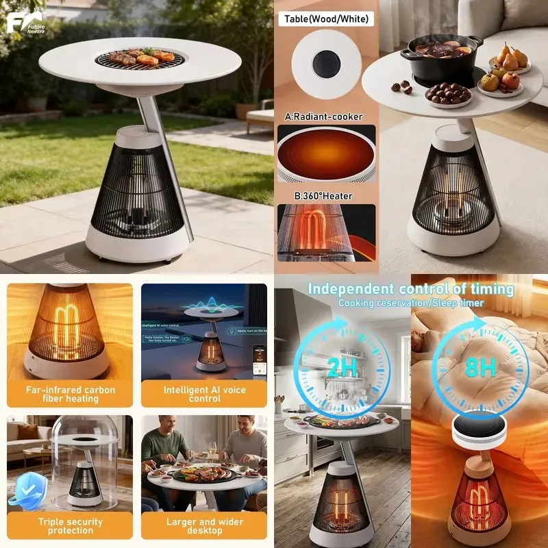 Hot Sale Household Use Ceramic Stove with Voice and Remote Control Smart Multifunctional Heater Electric