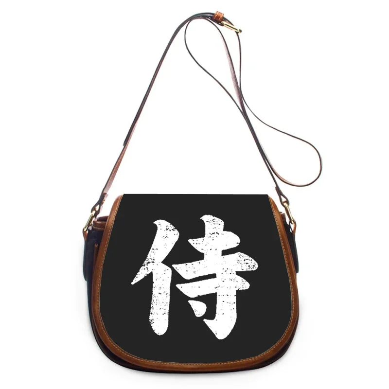 Samurai 3D Print New Fashion Women Crossbody Bag Luxury Handbags Women Bags Zipper Shoulder Bag Women Shoulder Bag