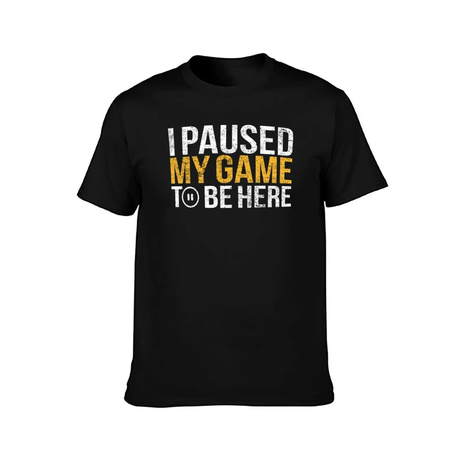 I Paused My Game To Be Here T-Shirt Breathable Mesh Panel T-Shirt