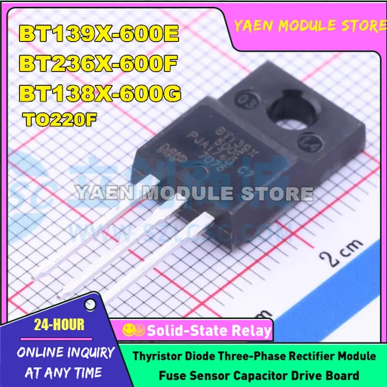 10PCS/LOT BT139X-600E BT236X-600F BT138X-600G TO220F NEW ORIGINAL Thyristor chip IN STOCK