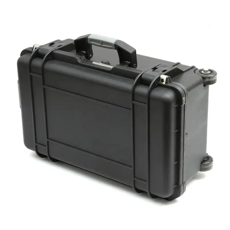 D5524 IP67 Portable Plastic Hard Equipment Case, Rolling Trolley Tool Box With Wheels, Waterproof for Merchandise Protection