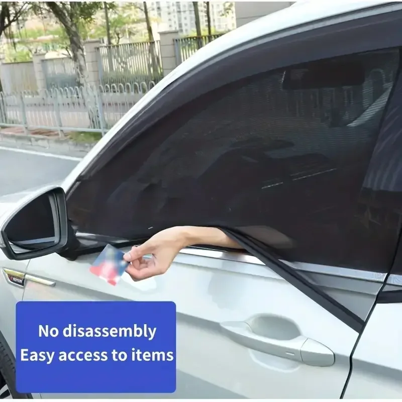 Parasol Universal para ventana lateral de coche, cortina de protección, repelente de mosquitos, red de malla, accesorios para automóviles