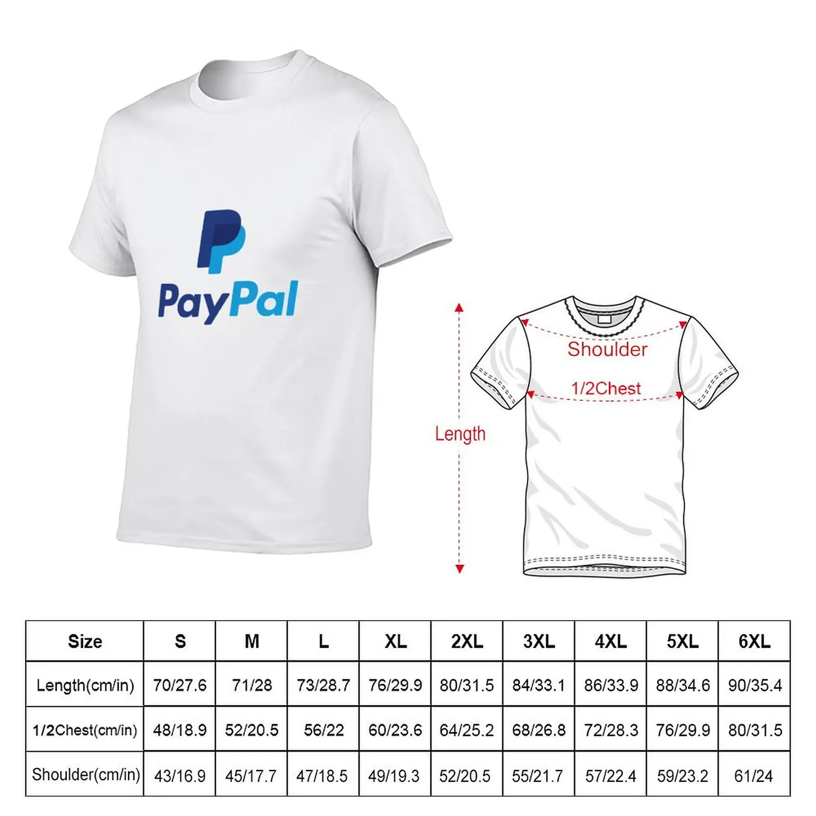 تي شيرت رجالي بتصميم جديد من PayPal تي شيرت قطني للرجال تي شيرت جرافيك للرجال تي شيرت قطني عالي الجودة