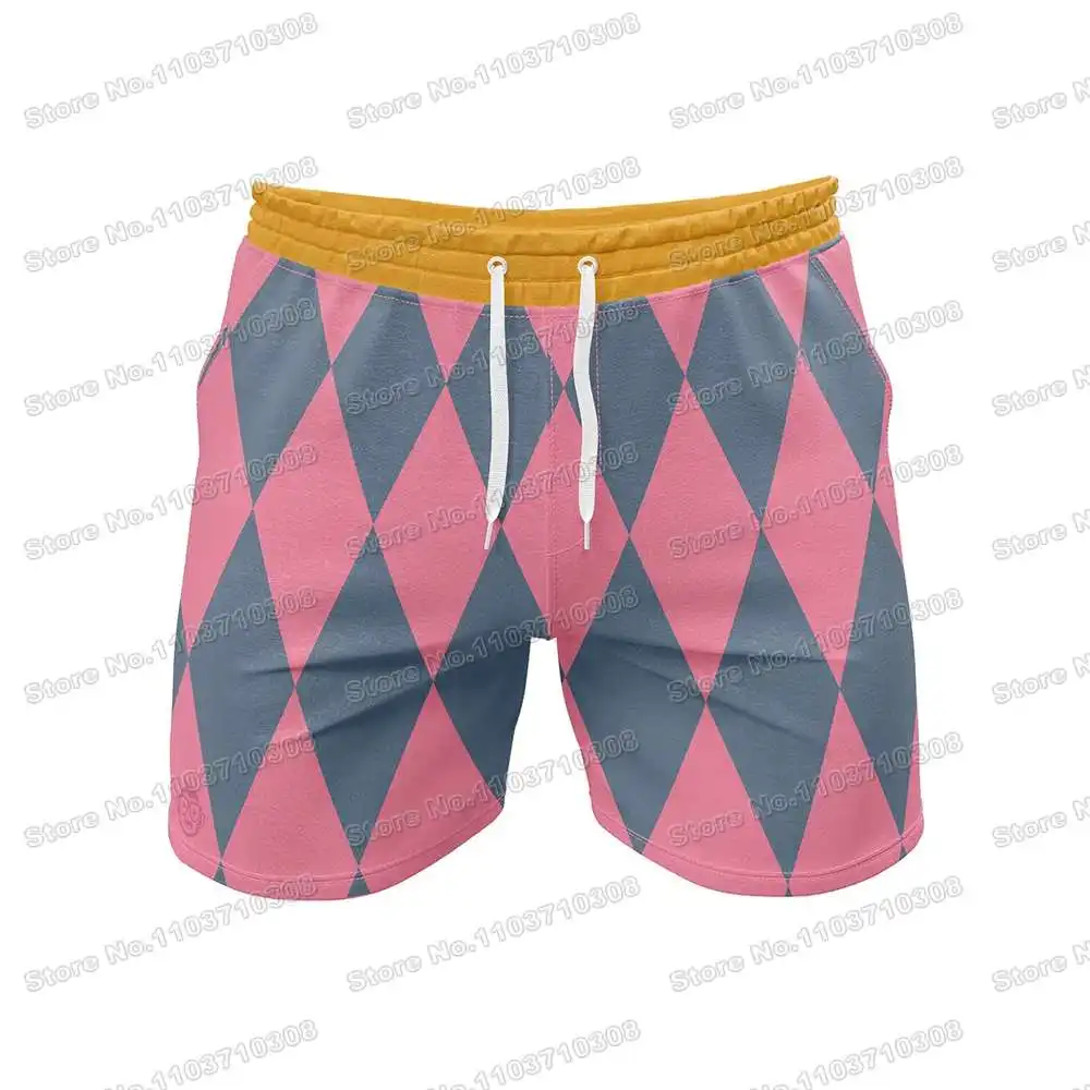 

3th Newly Cartoon Anime Rash Guards Surfing Jersey Beach Shorts Swimwear Diving Gym Shorts MMA BJJ Men Jiu Jitsu Fitness Sets