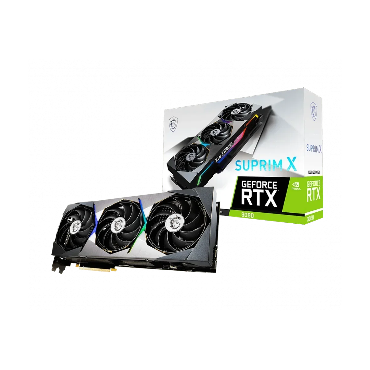 Hot Sell New Graphics Card  RTX 3080 SUPRIM X 10G Sealed Package For Gaming Desktop Gaming GPU