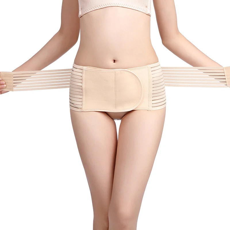 Pregnant Women Postpartum Belly Belt Waist Breathable Body Shaping Correction Belt Pelvic Belt Back Stretcher Posture Corrector