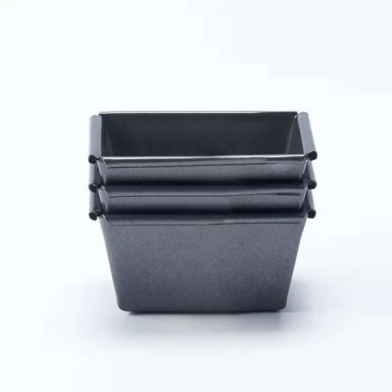 for Food Grade Stick Ceramic Coated Square Carbon Steel  Friendly  Safe Baking Muffins Toast Cakes