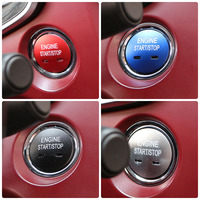 For MG 5 6 ZS HS 2020 2021 Keyless Entry Ring Ignition Switch Push-to-Start Button Sticker Cover Interior Accessories