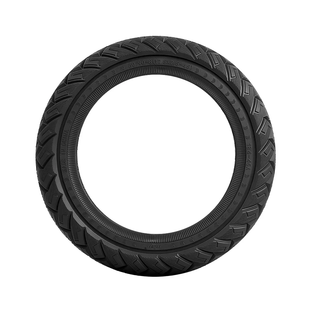 12 Inch 60/90-8 Thickened Off Road Solid Tire for Xiaomi 5 Plus Kickscooter Explosion-Proof Tires Electric Scooter Accessories