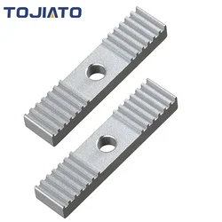 1-10pcs Reprap DIY GT2 Timing Belt Fixing Piece Aluminum Alloy Tooth pitch 2mm Clamp Fixed Clip CNC 9*40mm For 3D Printer part