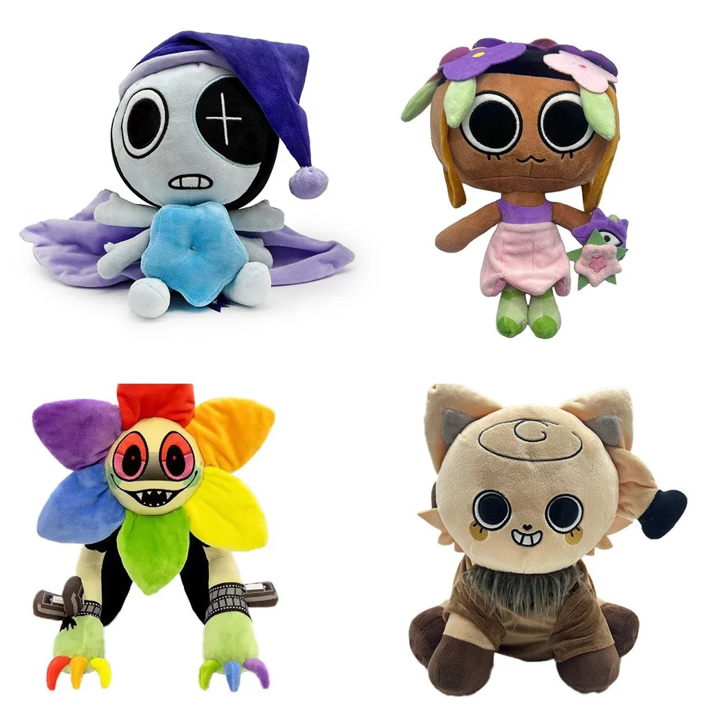 Plush Character Horror Game Soft Bone Sunflower Soft Stuffed Ornament for Birthday Xmas Gift