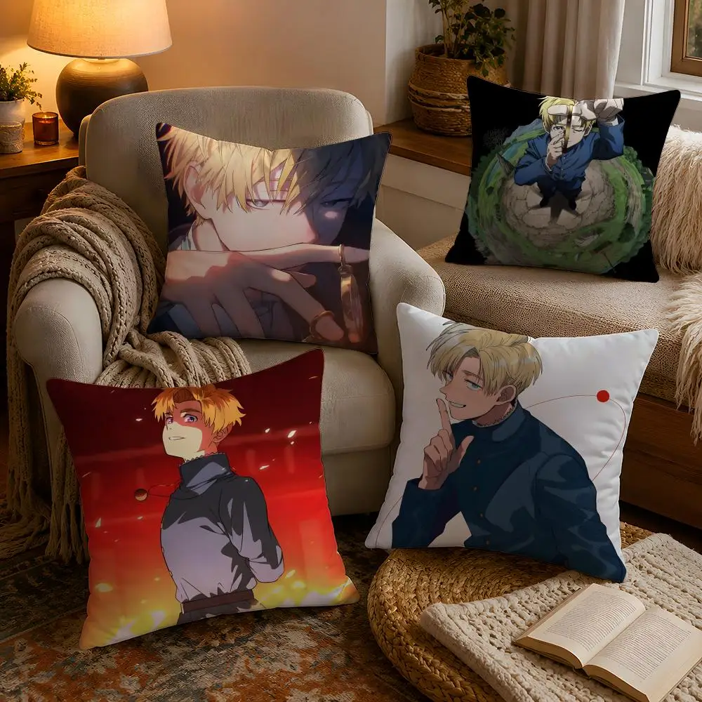 Chi On The Movements Of The Earth Cushion Cover Soft Plush Cushion Cover Double Print And Invisible Zipper For Sofa Home Car Use