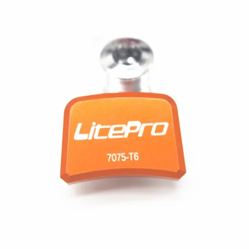 Imagen 2 del producto Litepro 5 unids/lote pernos cuadrados bicicleta plegable plato único tornillos de aleación de aluminio MTB rueda dentada tuerca