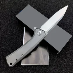 High Hardness Folding Knife 0808 Tactical Flipper D2 Steel Blade 420 Steel Handle Outdoor EDC Survival Wilderness Cutting Knife