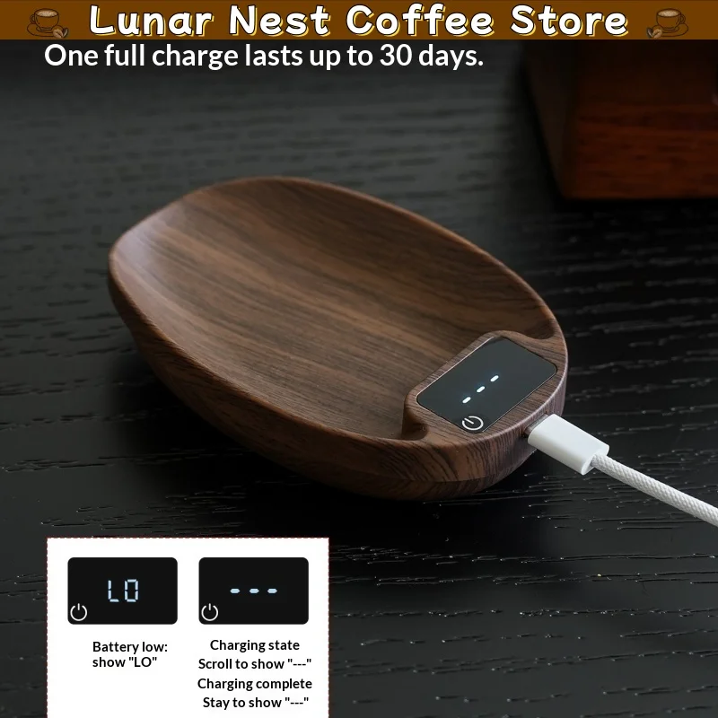 Portable Digital Coffee Scale Electronic Dosing Plate Bean Weighing Tray 0.1g Accuracy For Home Barista Pour Over Espresso Gift