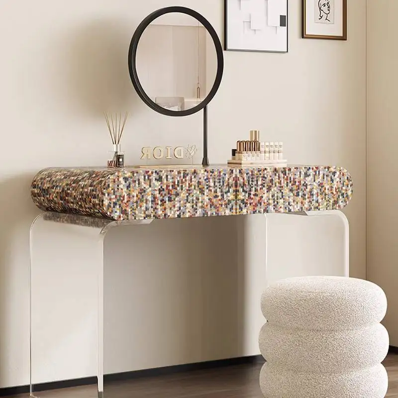 

Girl Drawers Dressing Table Storage Makeup Mirror Hotel Wooden Dressing Table Storage Home Modern Mueble Tocador Furniture