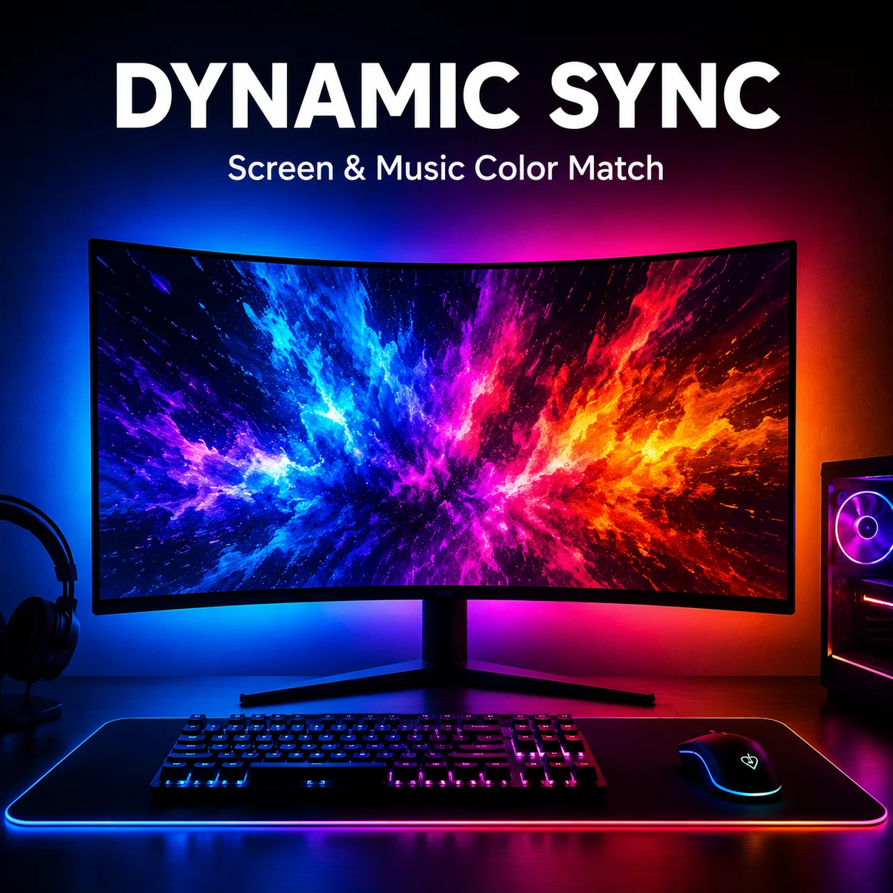 Rétroéclairage synchronisé WAC - Pc Gaming Setup avis et prix