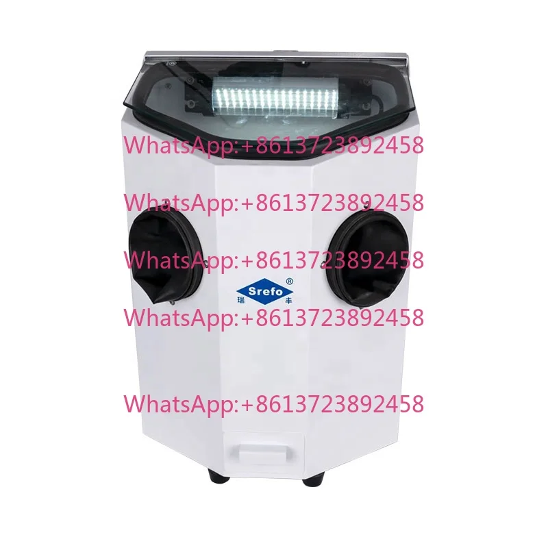 Double Pen Alumina Sandblaster Dental Lab Sand Blaster