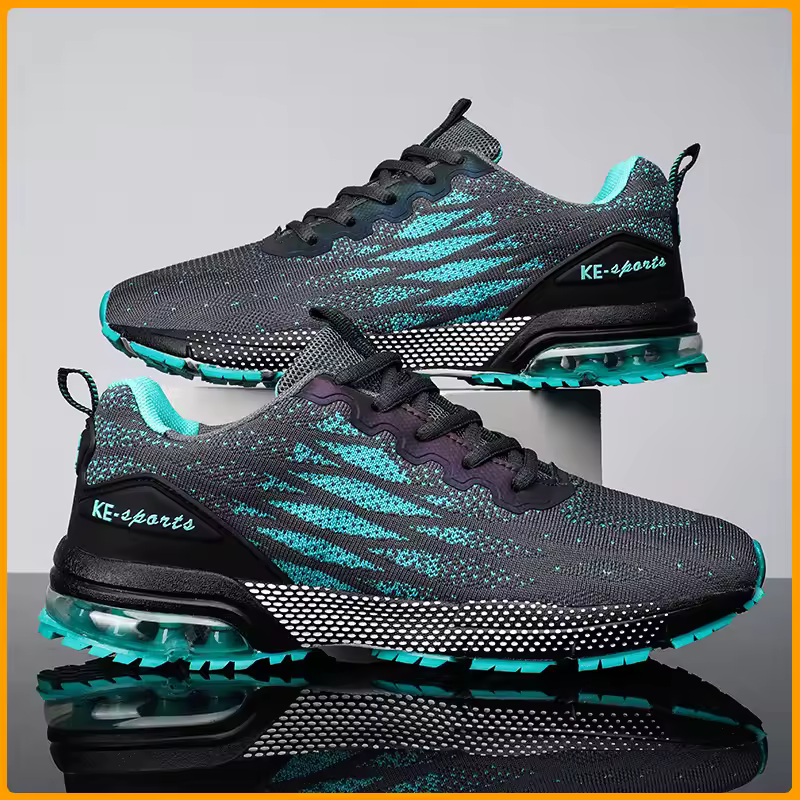 Mijia Men Sneakers Sport Air Cushion Running Shoes Breathable Shock Absorption Mesh Comfortable Casual Trainers Durable Outsole