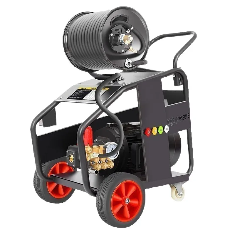 500Bar Ultra High Pressure Washer Industrial AR Pump Sandblasting Derusting Commercial High Pressure Water Gun Cleaner