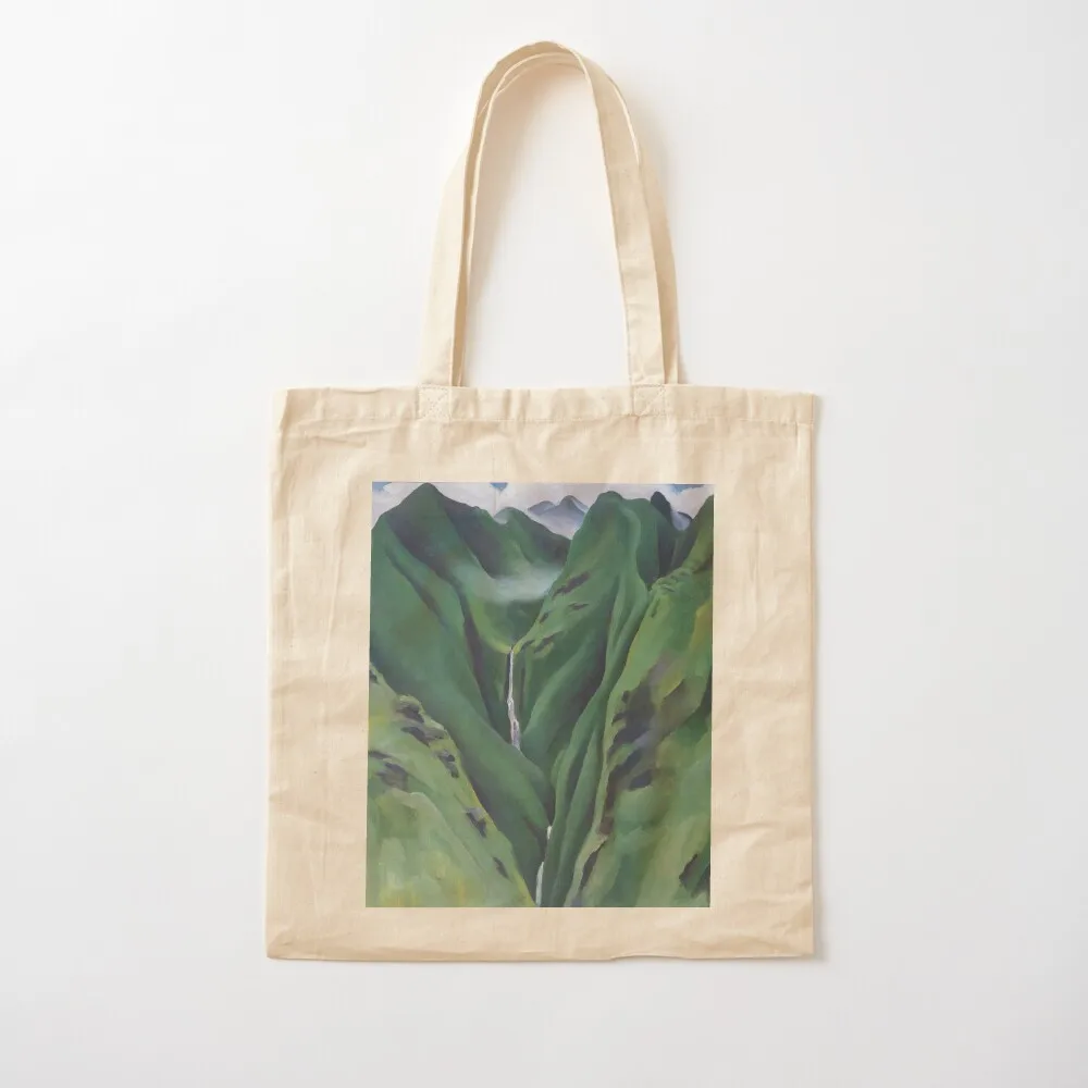 جورجيا O'Keeffe شلال حمل حقيبة المتسوق حقائب للنساء أكياس التوصيل المجاني حمل حقيبة حقائب رجالية للنساء