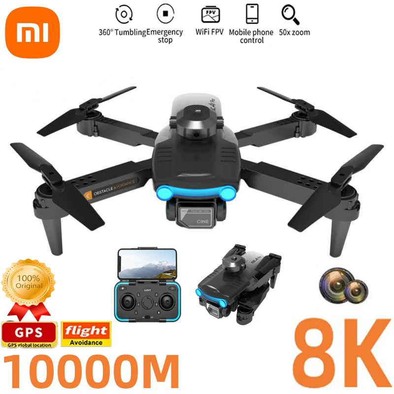 

Xiaomi A8 Pro Drone Professional High Definition Aerial Photography Optical Flow Folding Obstacle Avoidance Remote Airplane Toys