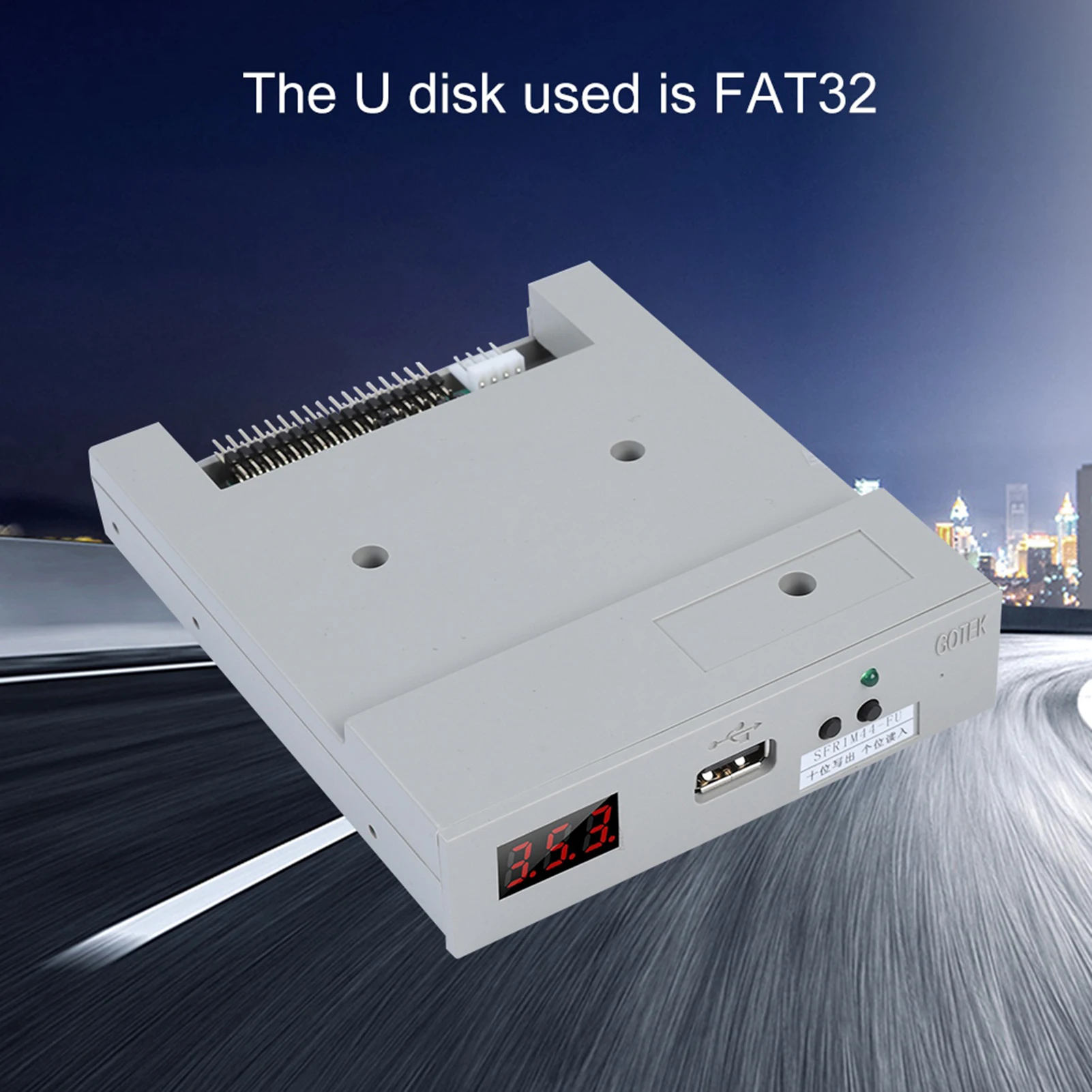 SFR1M44-FU 3.5in 1.44MB USB Floppy Drive Emulator for Embroidery Machine Plug and Play NE