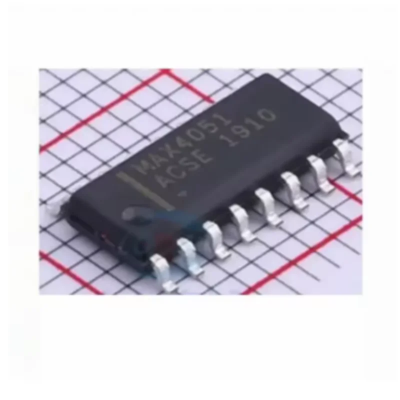 2PCS MAX4051AESE  8-Channel Analog Multiplexer CMOS 2V~16V 100Ω SOIC-16 Original New
