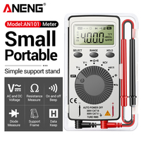 ANENG AN101 Mini Digital Multimeter1999 T-RMS AC/DC NCV Capacitance Ammeter Voltmeter Tester multimetro digital profesional test