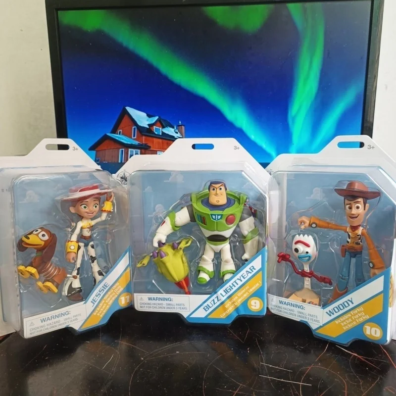 

Коллекционные фигурки Disney Toy Story: Базз Лайтер, Шериф Уоди, Джесси — подвижные модели, подарок на день рождения