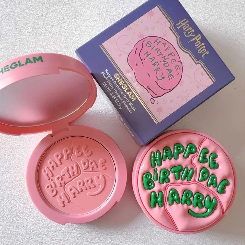 SHEGLAM 7g vitalité Blush plaque gâteau conception naturel faible Saturation rétrécissement couleur rose poudre mat durable doux maquillage