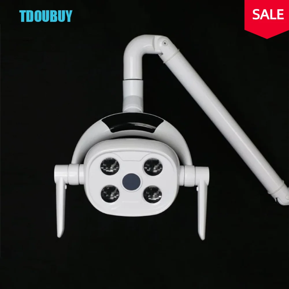 TDOUBUY-Lámpara de Cirugía Dental de inducción ajustable de ocho niveles para tatuaje, silla Dental, lámpara de cirugía para mascotas, 12V-24V