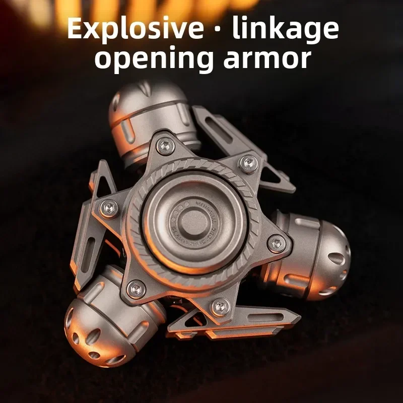 Blast Linkage Kaijia EDC Metal Mechanical Fingertip Gyro Toys Stress Relief Anxiety Desktop Toys Gifts